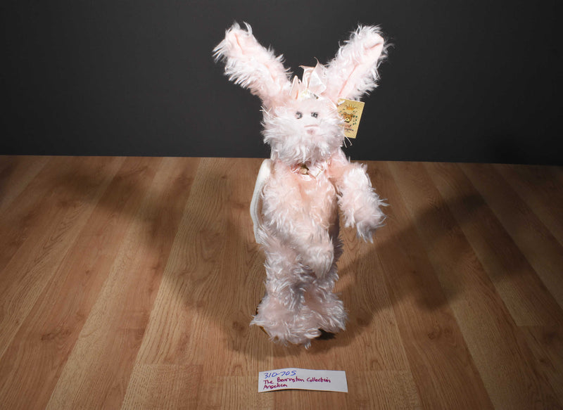 Bearington Angelica Pink Bunny Rabbit Beanbag Plush