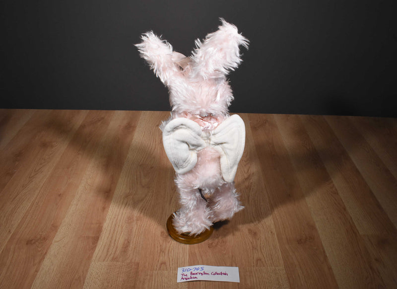 Bearington Angelica Pink Bunny Rabbit Beanbag Plush