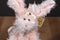 Bearington Angelica Pink Bunny Rabbit Beanbag Plush