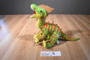 Toy Factory Jurassic World Green Red Yellow Hybrid Raptor 2017 Plush