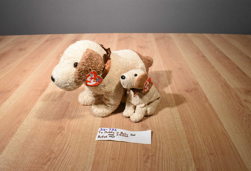 Ty Beanie Buddies and Babies Rufus 2000 Dog Beanbag Plush – Hurricane ...