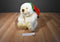 Kids of America White and Beige Bear With Red and Green Hat Plush