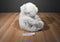 Kids of America White and Beige Bear With Red and Green Hat Plush