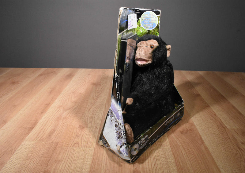 BBC Earth Planet Earth Chimp All About Chimpanzees 2009 Plush and DVD