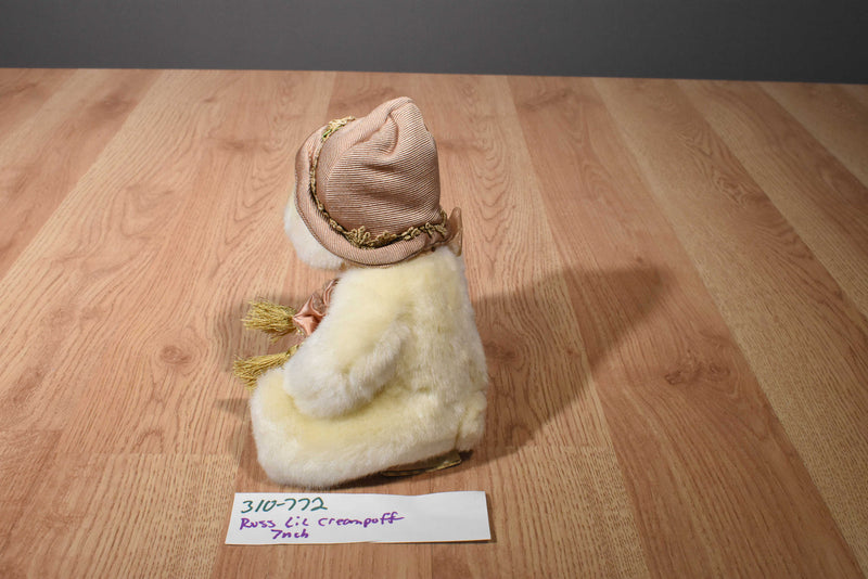 Russ Reflections on Living Lil Creampuff White Bear Plush