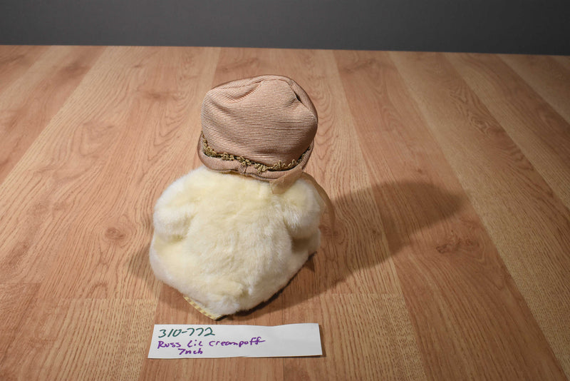 Russ Reflections on Living Lil Creampuff White Bear Plush