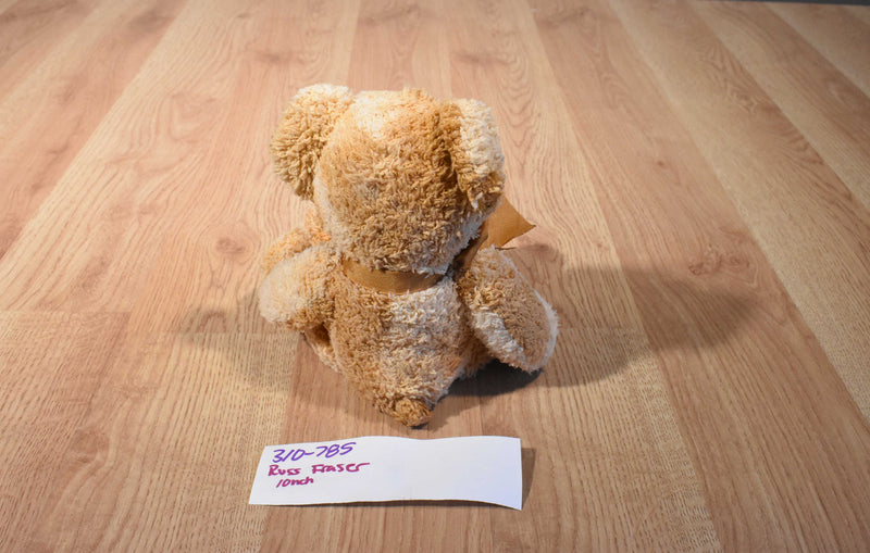 Russ Fraser Gold and Tan Teddy Bear Beanbag Plush