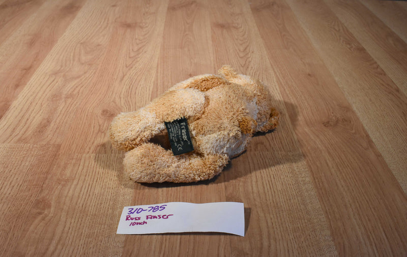 Russ Fraser Gold and Tan Teddy Bear Beanbag Plush
