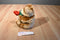 Ty Beanie Buddy Always Brown Bear with Red Rose 2005 Beanbag Plush