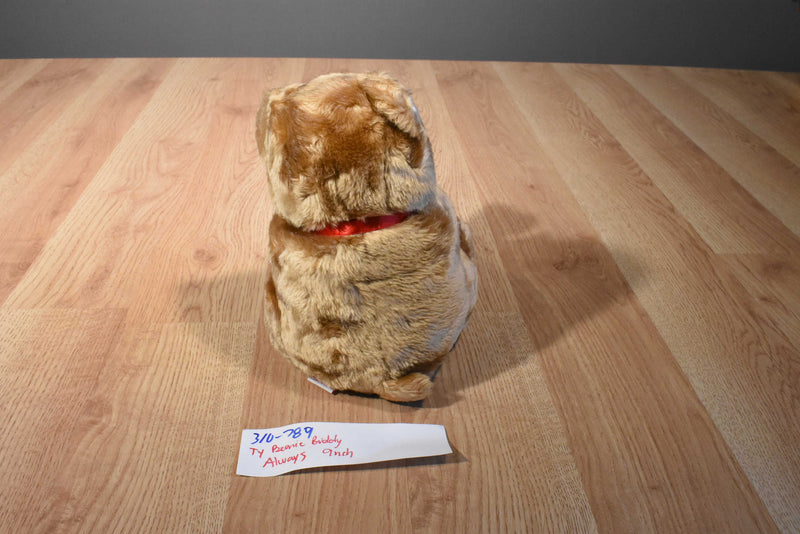 Ty Beanie Buddy Always Brown Bear with Red Rose 2005 Beanbag Plush
