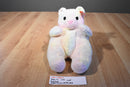 Ty Baby Ty Pastel Tie Dye Rainbow Bearbaby 1999 Rattle Plush