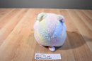 Ty Baby Ty Pastel Tie Dye Rainbow Bearbaby 1999 Rattle Plush