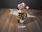 Fiesta tan and White Cat With Christmas Lights Beanbag Plush