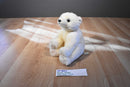 Aurora Miyoni Cream Colored Polar Beanbag Plush