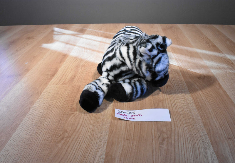Fiesta Lazybeans Martha the Zebra Beanbag Plush