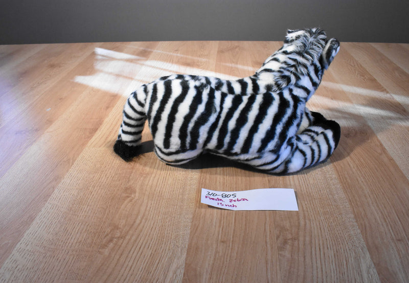 Fiesta Lazybeans Martha the Zebra Beanbag Plush