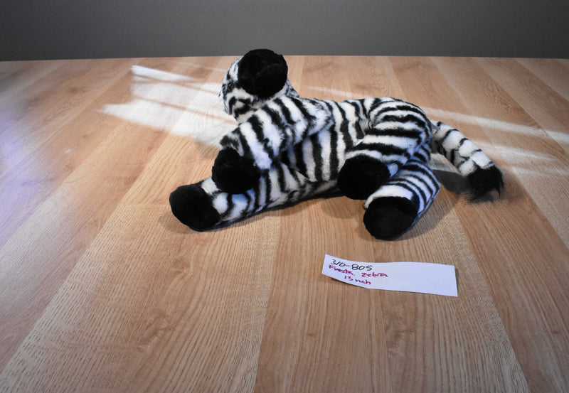 Fiesta Lazybeans Martha the Zebra Beanbag Plush