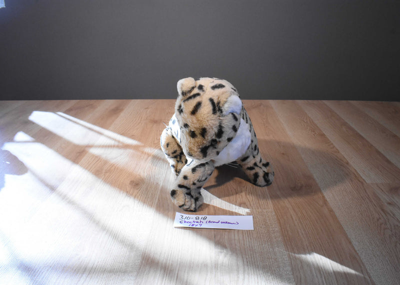 Tan, White and Black Spotted Cheetah Plush