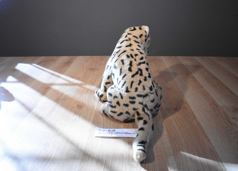 Tan, White and Black Spotted Cheetah Plush