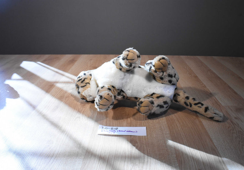 Tan, White and Black Spotted Cheetah Plush