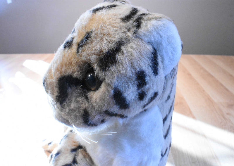 Tan, White and Black Spotted Cheetah Plush