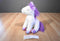 Melissa & Doug White and Purple Unicorn Plush