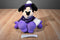 Disney World Holiday Minnie Mouse in Purple Sweater and Skirt Beanbag Plush