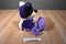 Disney World Holiday Minnie Mouse in Purple Sweater and Skirt Beanbag Plush