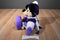 Disney World Holiday Minnie Mouse in Purple Sweater and Skirt Beanbag Plush