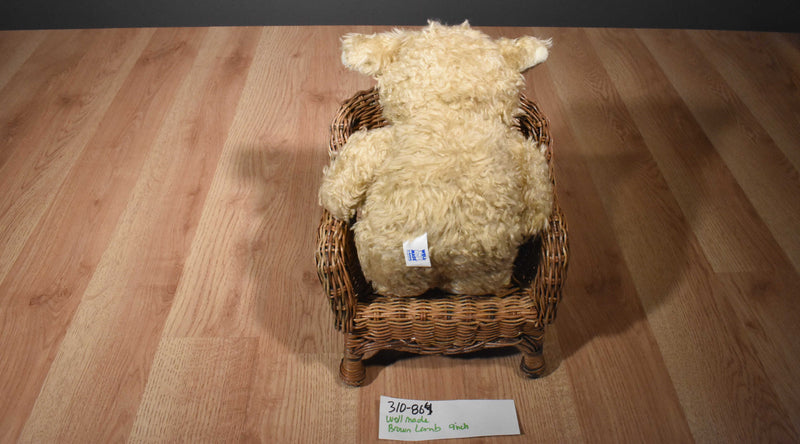 Well made Toys Brown and Beige Lamb 1995 Plush