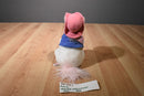 Aurora Round Up White and Pink Horse Beanbag Plush