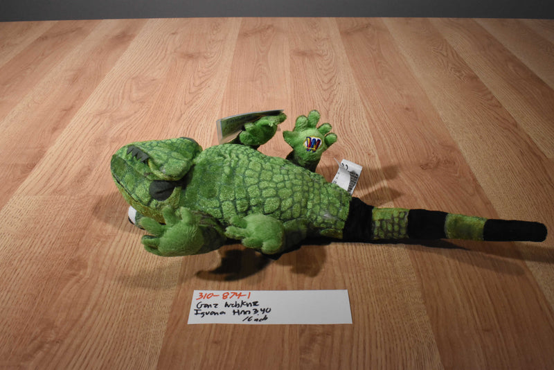 Ganz Webkinz Iguana HM340 Beanbag Plush Sealed Code