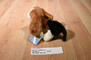 Ganz Lil Kinz Basset Hound Dog HS103 Beanbag Plush Sealed Code