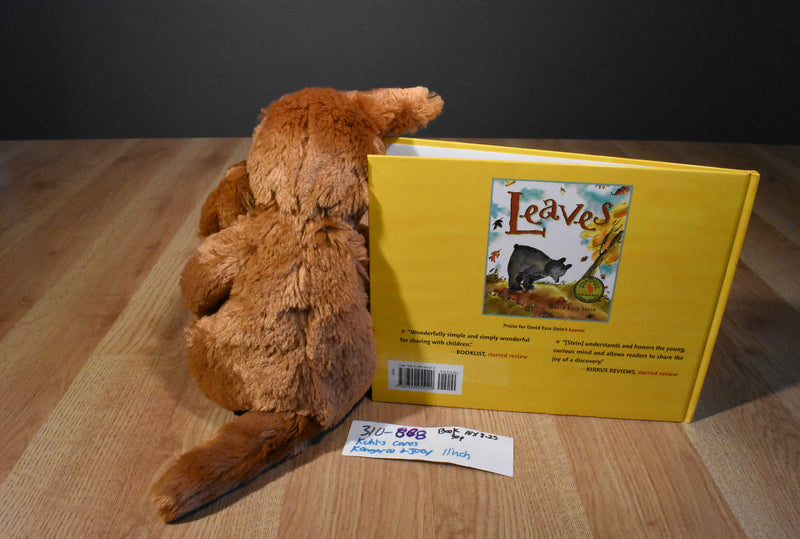 Kohl's Cares Kangaroo and Joey Beanbag Plush and Pouch Hardcover Book