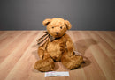 Princess Soft Dept 56 Lil Dickens Gold Teddy Bear 2004 Beanbag Plush