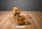 Princess Soft Dept 56 Lil Dickens Gold Teddy Bear 2004 Beanbag Plush