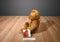 Princess Soft Dept 56 Lil Dickens Gold Teddy Bear 2004 Beanbag Plush