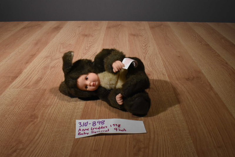 Anne Geddes Squirrel Babies 1998 Beanbag Plush