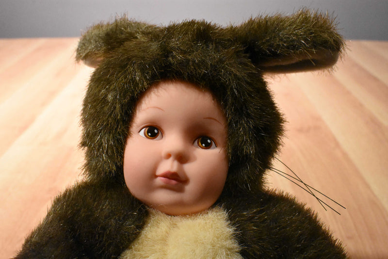Anne Geddes Squirrel Babies 1998 Beanbag Plush