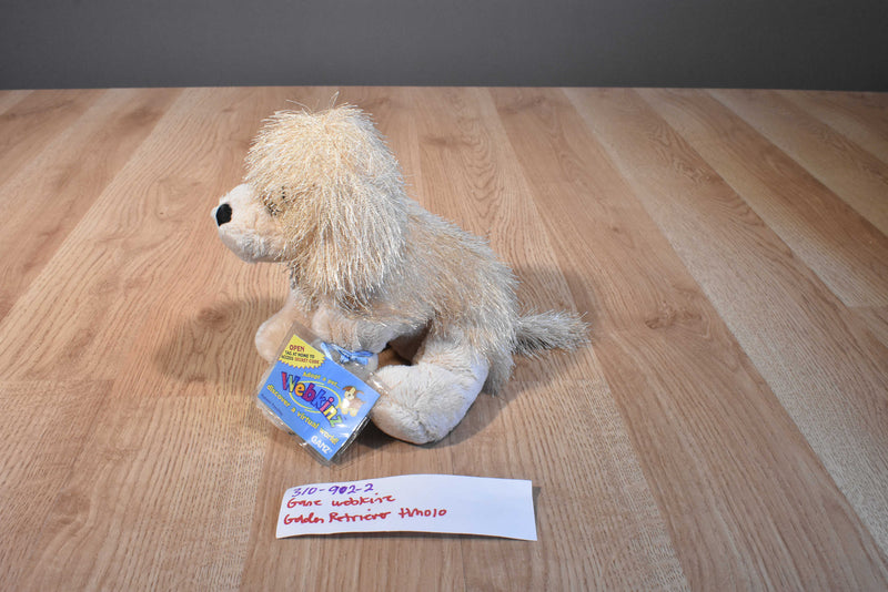 Ganz Webkinz Golden Retriever Beanbag Plush HM010 Sealed Code