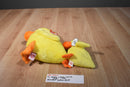 Ty Buddy 1998 and Baby 1994 Quackers Yellow Duck Beanbag Plush