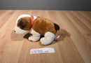 Ty Beanie Buddies Top Dog Bulldog 2004 Beanbag Plush With red Collar