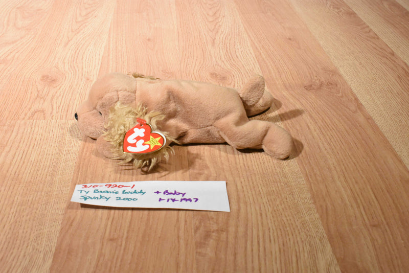 Ty Buddies 2000 and Babies 1997 Spunky the Cocker Spaniel Beanbag Plush