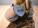Ty Beanie Buddies and Babies Bonsai Brown Monkey Beanbag Plush