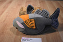 Cabin Critters Gray and Orange Sunfish 2002 Beanbag Plush