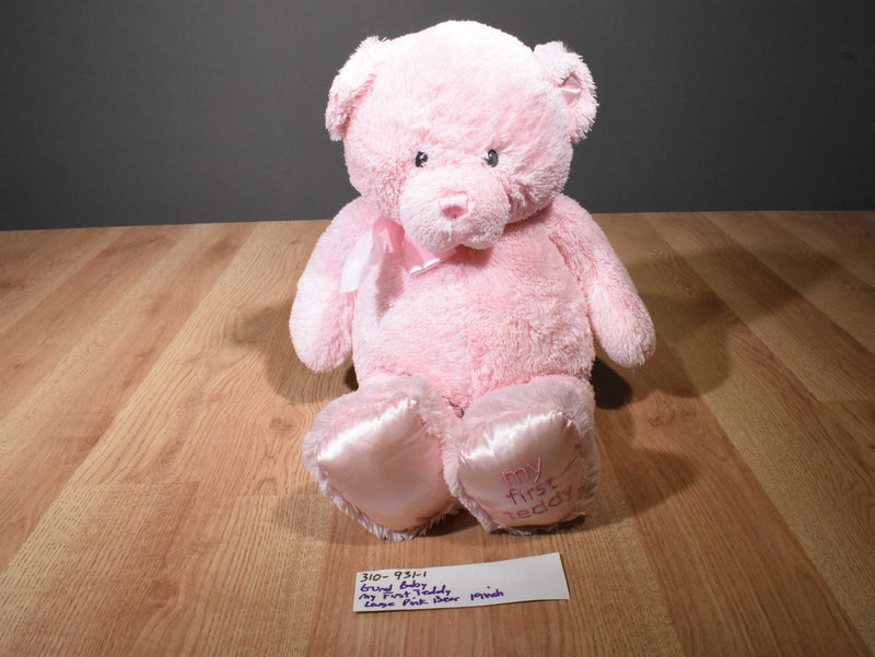 Baby Gund My First Teddy Pink Teddy Bear Plush