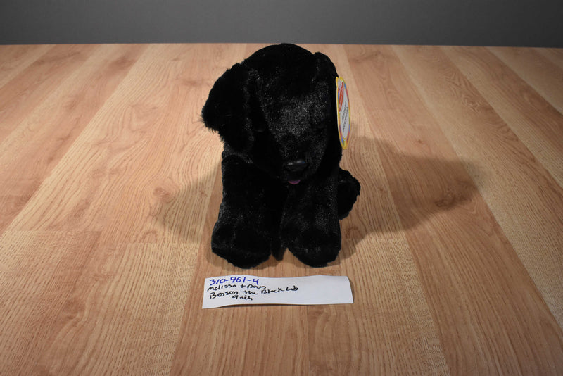 Melissa & Doug Benson the Black Lab Puppy Dog Beanbag Plush