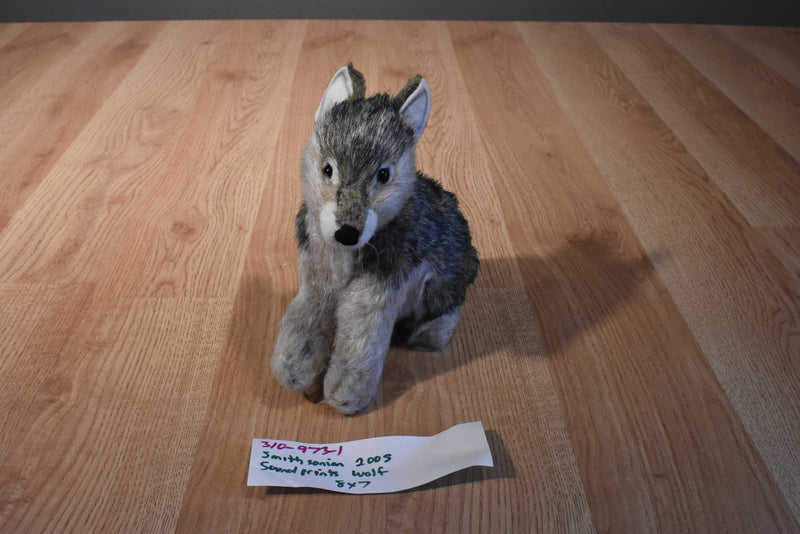 Smithsonian Little Sound Prints Wolf Cub 2005 Plush