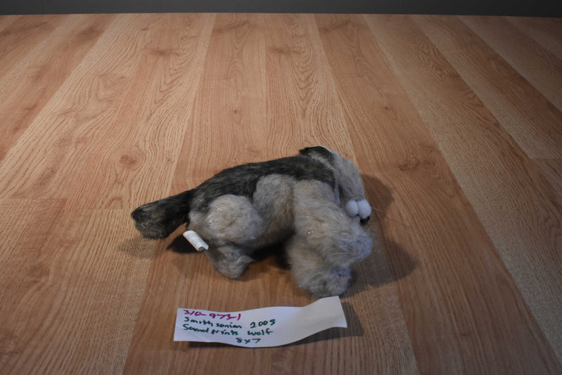 Smithsonian Little Sound Prints Wolf Cub 2005 Plush