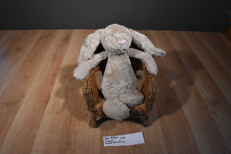 Jellycat Bashful Brown Bunny Beanbag Plush